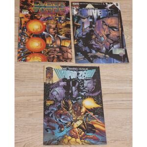 Lot Of 3 Vintage Image Comic Books Pre-owned Super-Heros DC Comic Syfi